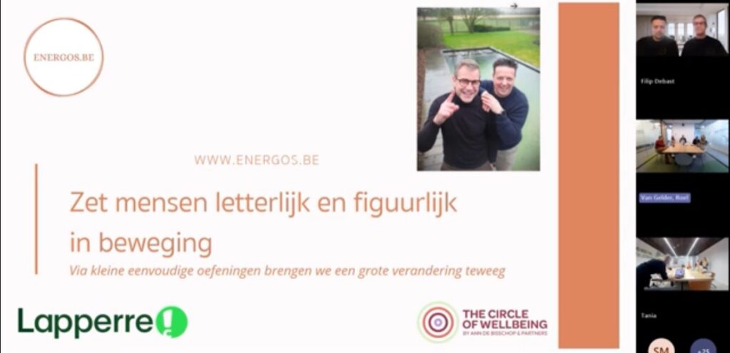 Energos geeft webinar over de grote nadelen van langdurig zitten of staan